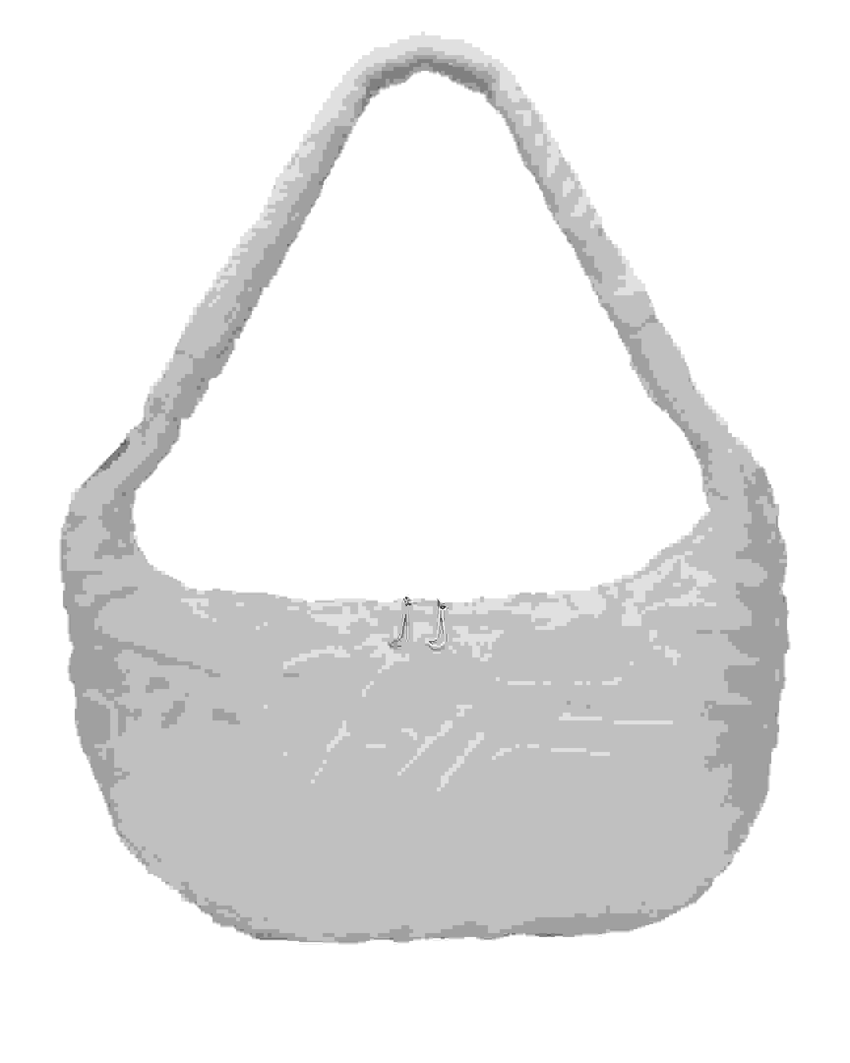 Nike Sportswear Faux Fur Slouchy Grey Bag